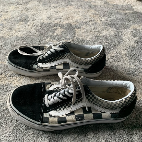 double checkered vans